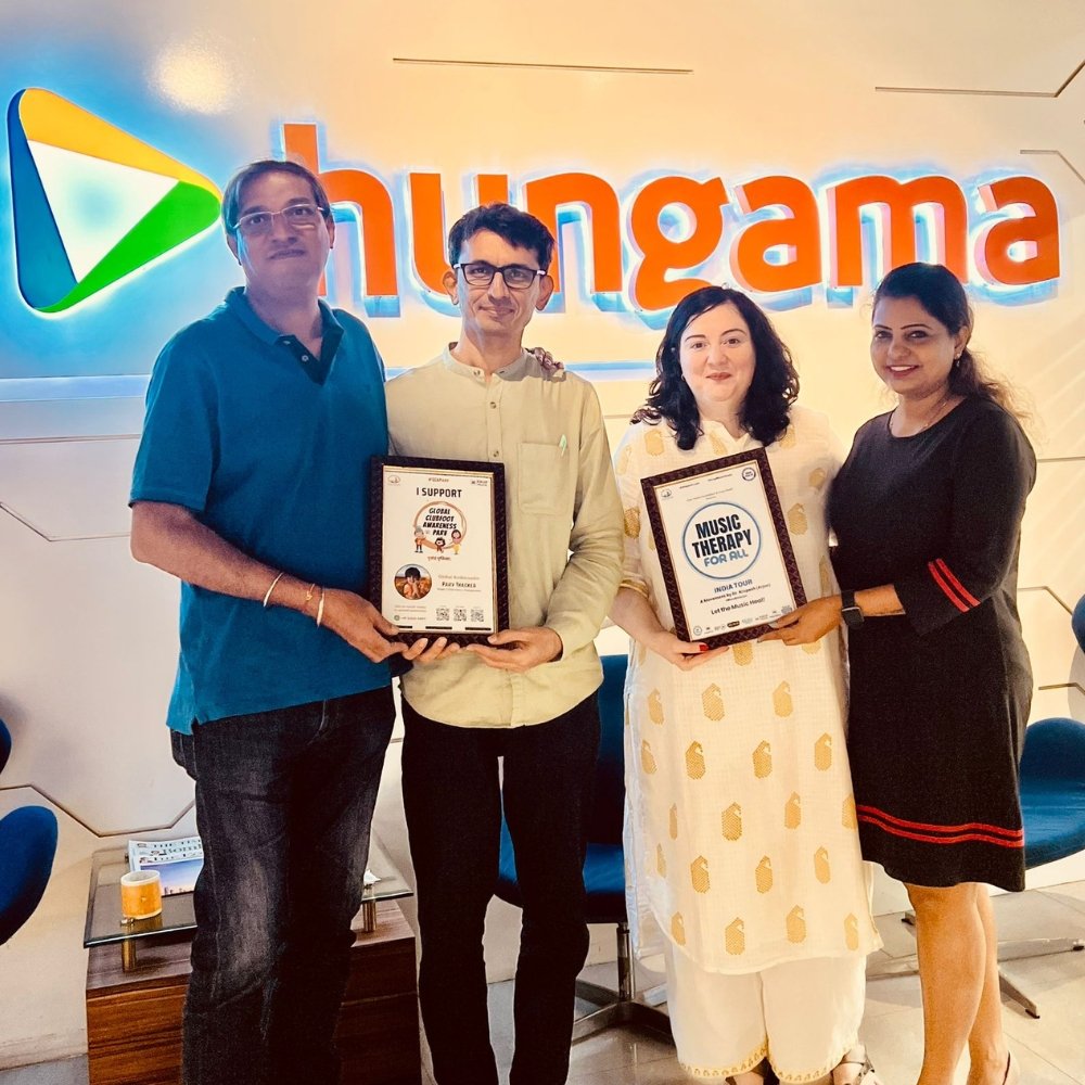 Music Therapy for All India tour Dr Krupesh Hungama Music Krup Music Heals Krup Health