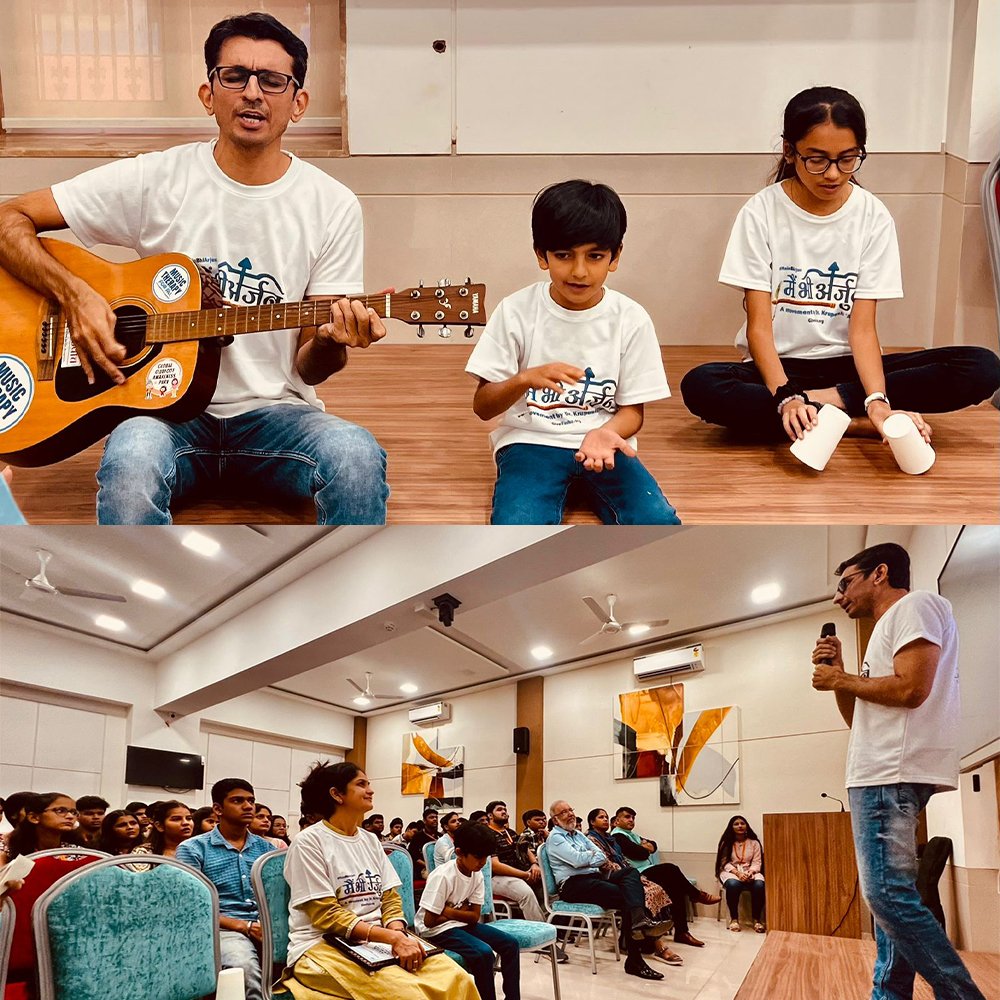 Music Therapy for Mental Wellness workshop by Dr Krupesh Thacker at Mumbai Music Therapy for All 04